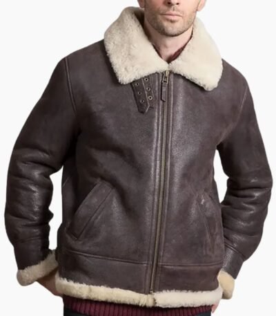 Curtis Brown SF Flight Farrier Pilot Costume Leather Jacket