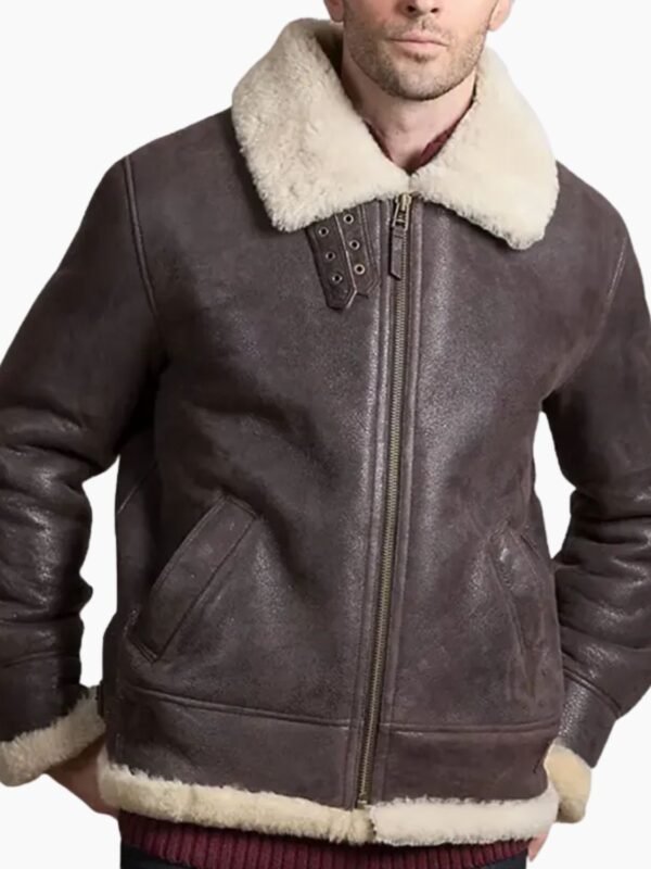 Curtis Brown SF Flight Farrier Pilot Costume Leather Jacket