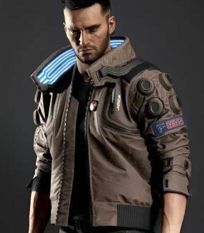 Cyberpunk 2077 Bomber Leather Jacket