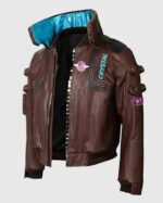 Cyberpunk 2077 Bomber Leather Jacket