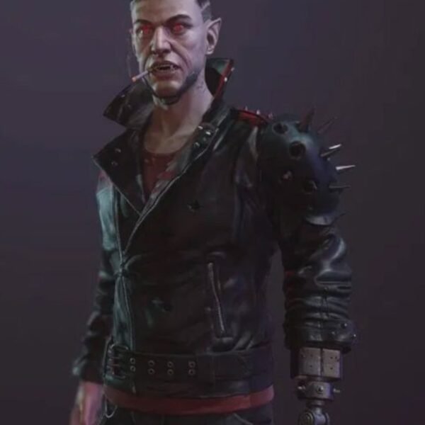 Cyberpunk 2077 Dracula Black Studded Jacket
