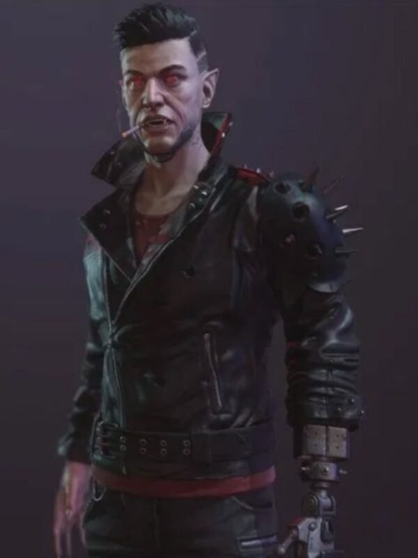 Cyberpunk 2077 Dracula Black Studded Jacket