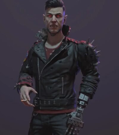 Cyberpunk 2077 Dracula Black Studded Jacket