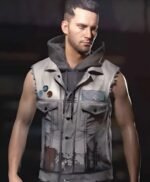 Cyberpunk 2077 Gray Leather Vest