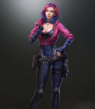 Cyberpunk 2077 Kira Madroxx Pink Leather Jacket
