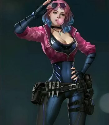 Cyberpunk 2077 Kira Madroxx Pink Leather Jacket