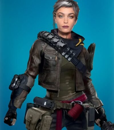 Cyberpunk 2077 Nomad Brown Cropped Jacket