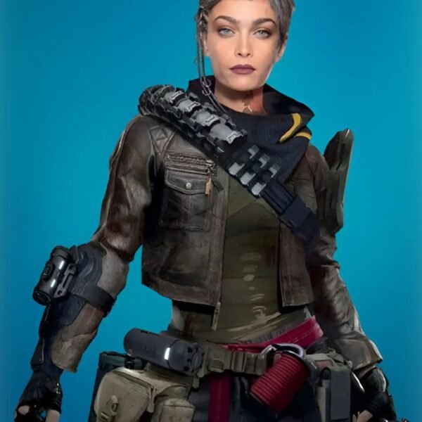 Cyberpunk 2077 Nomad Brown Cropped Jacket