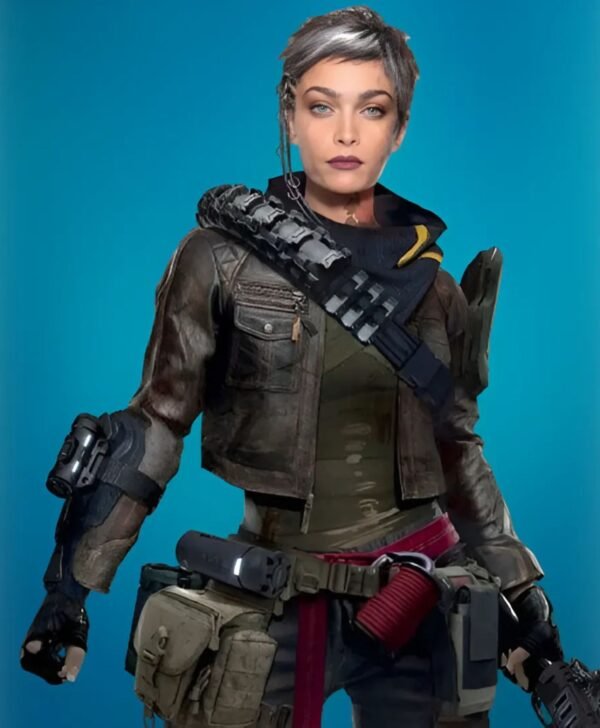 Cyberpunk 2077 Nomad Brown Cropped Jacket