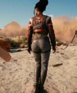 Cyberpunk 2077 Panam Palmer Cropped Leather Jacket