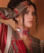 Cyberpunk 2077 Panam Palmer Cropped Leather Jacket