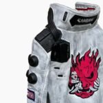 Cyberpunk 2077 Wax White Leather Jacket