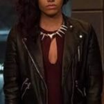 DCs Legends Of Tomorrow Amaya Jiwe Black Leather Jacket