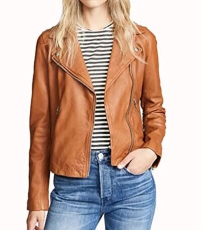 DCs Legends of Tomorrow S04 Ava Sharpe Brown Leather Jacket