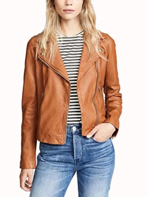 DCs Legends of Tomorrow S04 Ava Sharpe Brown Leather Jacket