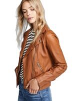 DCs Legends of Tomorrow S04 Ava Sharpe Brown Leather Jacket