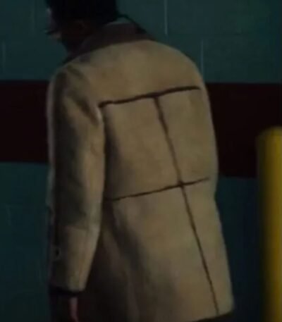 Da'Vinchi BMF Shearling Fur Suede Leather Coat