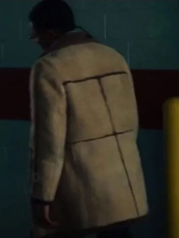 Da'Vinchi BMF Shearling Fur Suede Leather Coat