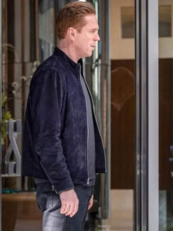 Damian Lewis Billions S05 Suede Leather Jacket