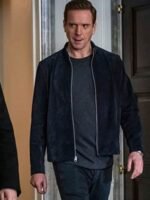 Damian Lewis Billions S05 Suede Leather Jacket