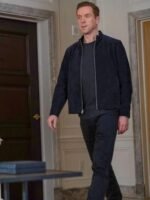 Damian Lewis Billions S05 Suede Leather Jacket