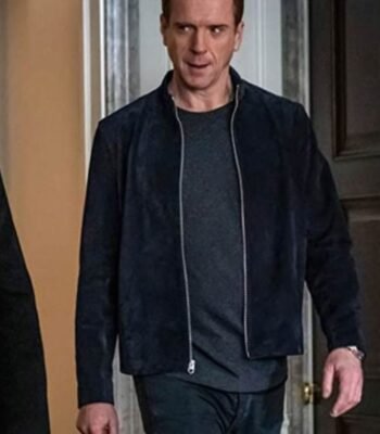Damian Lewis Billions S05 Suede Leather Jacket