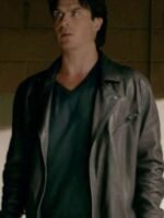 Damon Salvatore The Vampire Diaries Black Jacket
