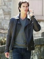 Damon Salvatore The Vampire Diaries Black Jacket
