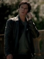 Damon Salvatore The Vampire Diaries Black Jacket