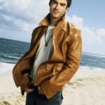 Damon Salvatore The Vampire Diaries Coffee Brown Leather Jacket