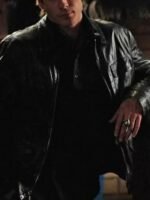 Damon Salvatore Vampire Diaries Cafe Racer Leather Jacket
