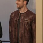 Dan Jeannotte The Bold Type Brown Leather Jacket