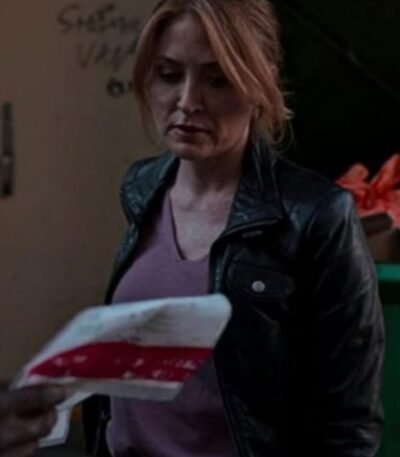 Dangerous Lies Detective Chesler Biker Leather Jacket