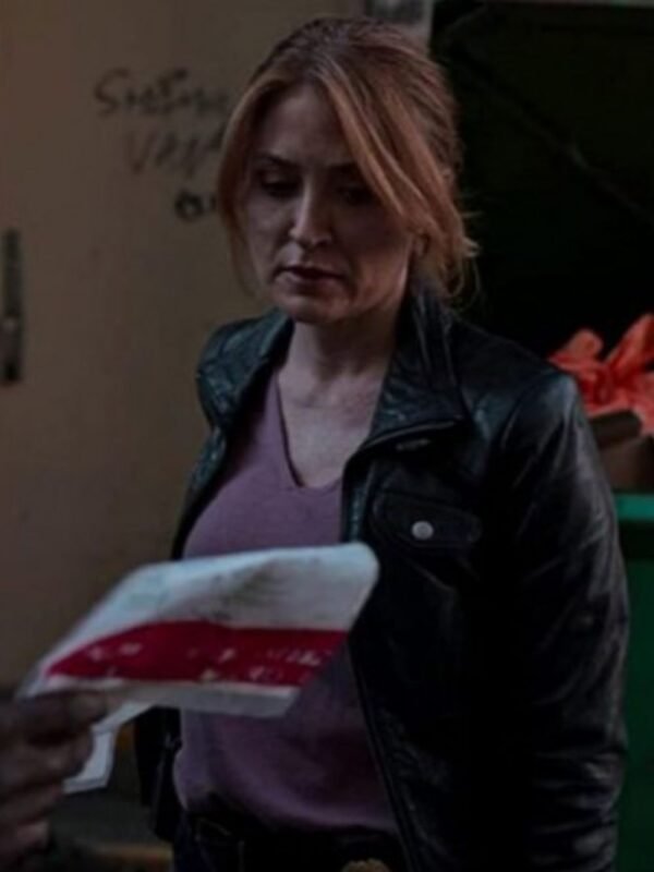 Dangerous Lies Detective Chesler Biker Leather Jacket