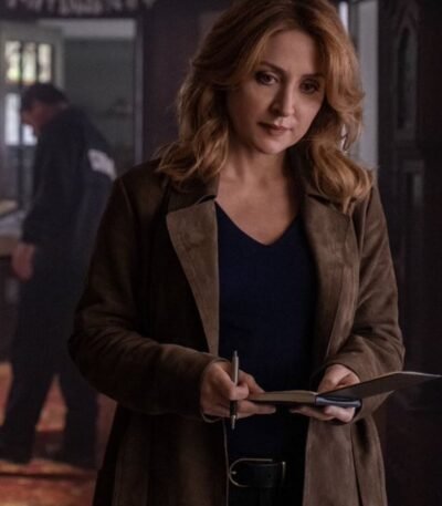 Dangerous Lies Detective Chesler Long Trench Coat