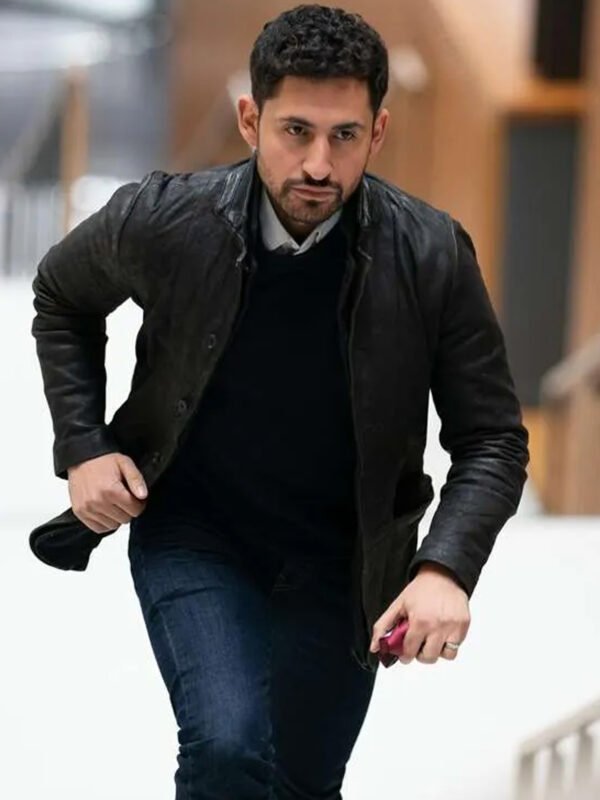 Daniel Ramsay Vigil S02 Black Leather Jacket