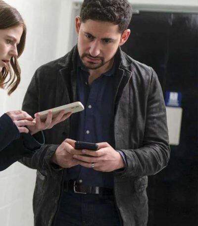 Daniel Ramsay Vigil S02 Black Leather Jacket