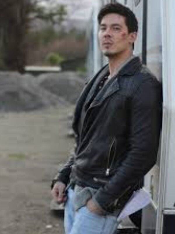 Daniel Wu Into The Badlands Sunny Black Leather Jacket