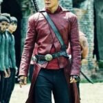 Daniel Wu Into the Badlands Sunny Red Coat