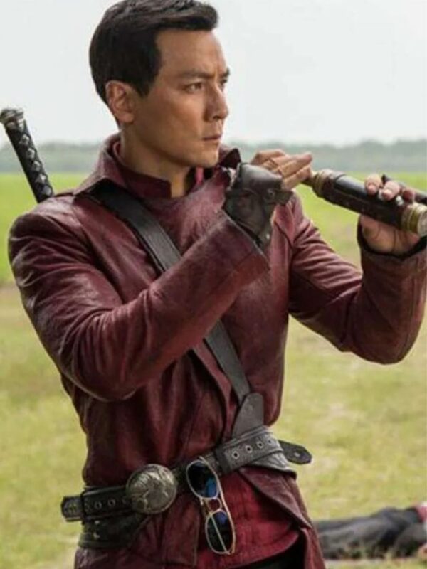 Daniel Wu Into the Badlands Sunny Red Coat