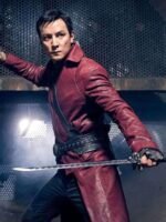 Daniel Wu Into the Badlands Sunny Red Coat