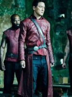 Daniel Wu Into the Badlands Sunny Red Coat