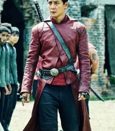 Daniel Wu Into the Badlands Sunny Red Coat
