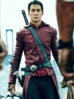 Daniel Wu Into the Badlands Sunny Red Coat