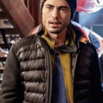 Darren Barnet Love Hard Puffer Jacket With Hood