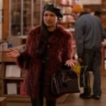 Dash and Lily Priya Brown Fur Coat