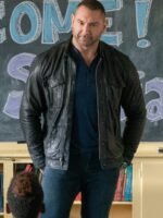 Dave Bautista My Spy JJ Black Leather Jacket