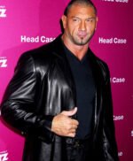 Dave Bautista WWE Black Leather Blazer