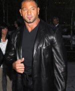 Dave Bautista WWE Black Leather Blazer