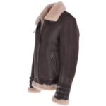 David Brown Flying Shearling Leather Jacket